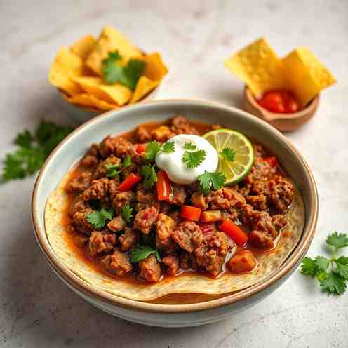 Salvadoran Garnachas - Ground Beef & Tortilla Recipe